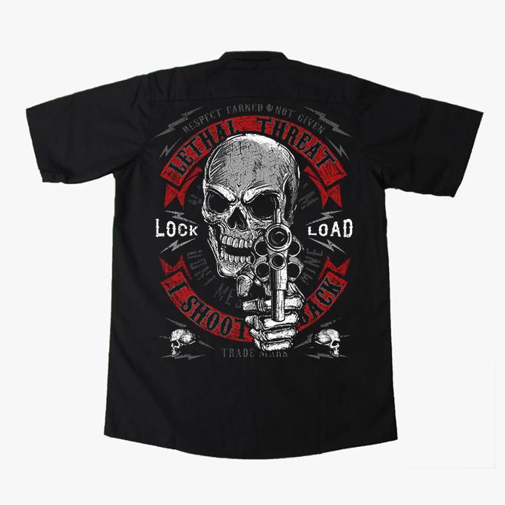 I Shoot Back Printed Workshirt