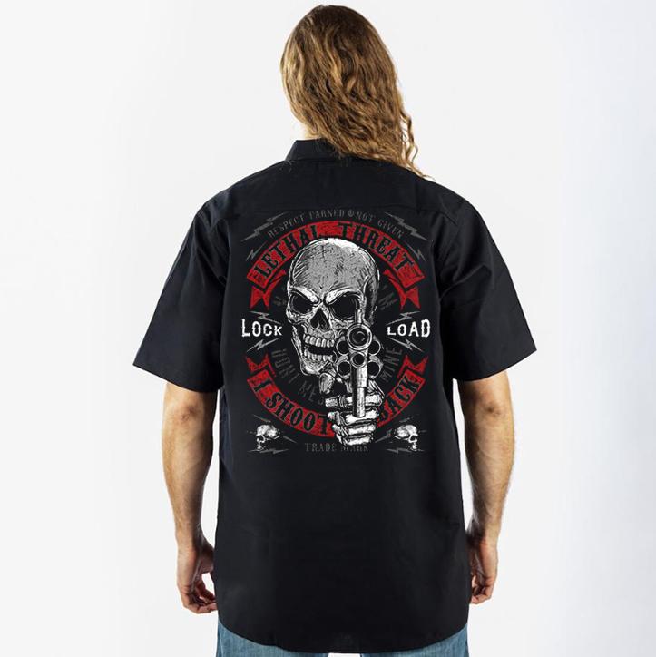 I Shoot Back Printed Workshirt