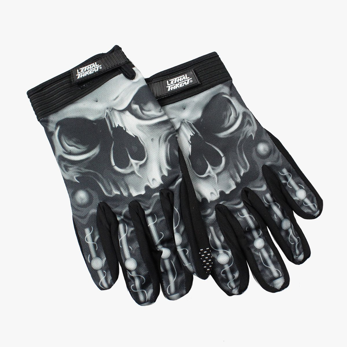Biomechanical Skull Gloves