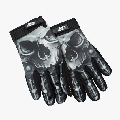 Biomechanical Skull Gloves