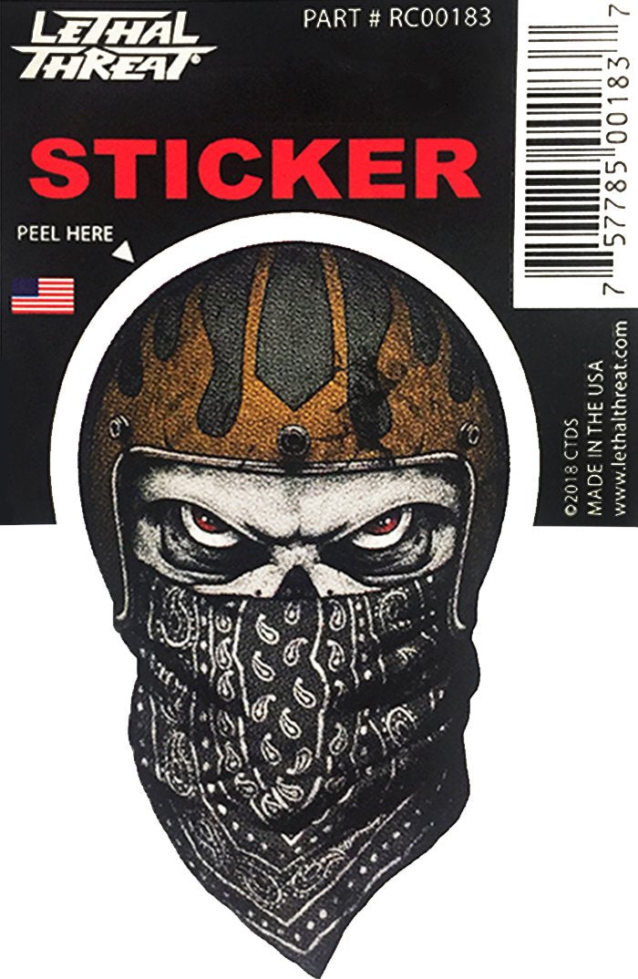 Rude & Crude Decal: Skull Bandana