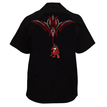 Pinstripe Monster Work Shirt