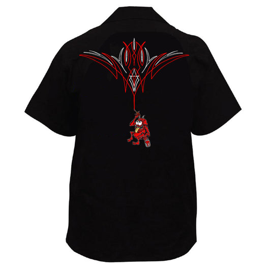 Pinstripe Monster Work Shirt