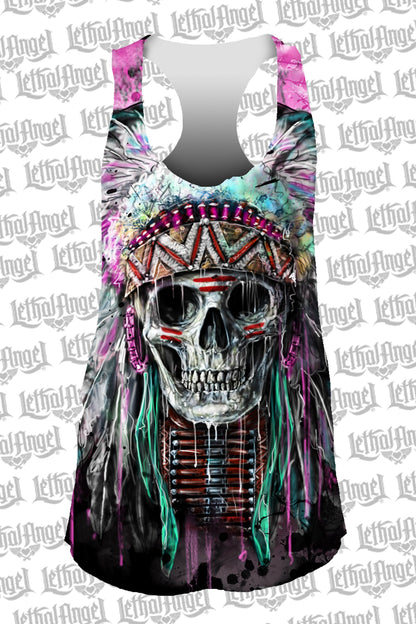 Feathers N Arrows Razor Back Tank Top