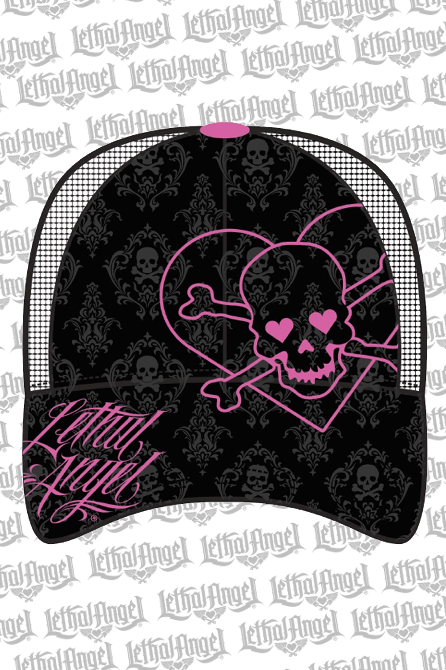 Heart Skull Hat