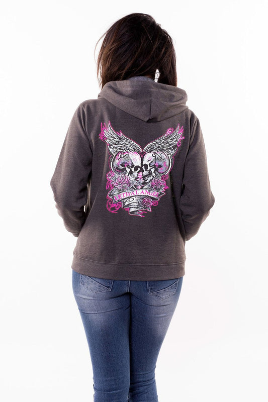 Lethal Angel Skull Skull Hoodie