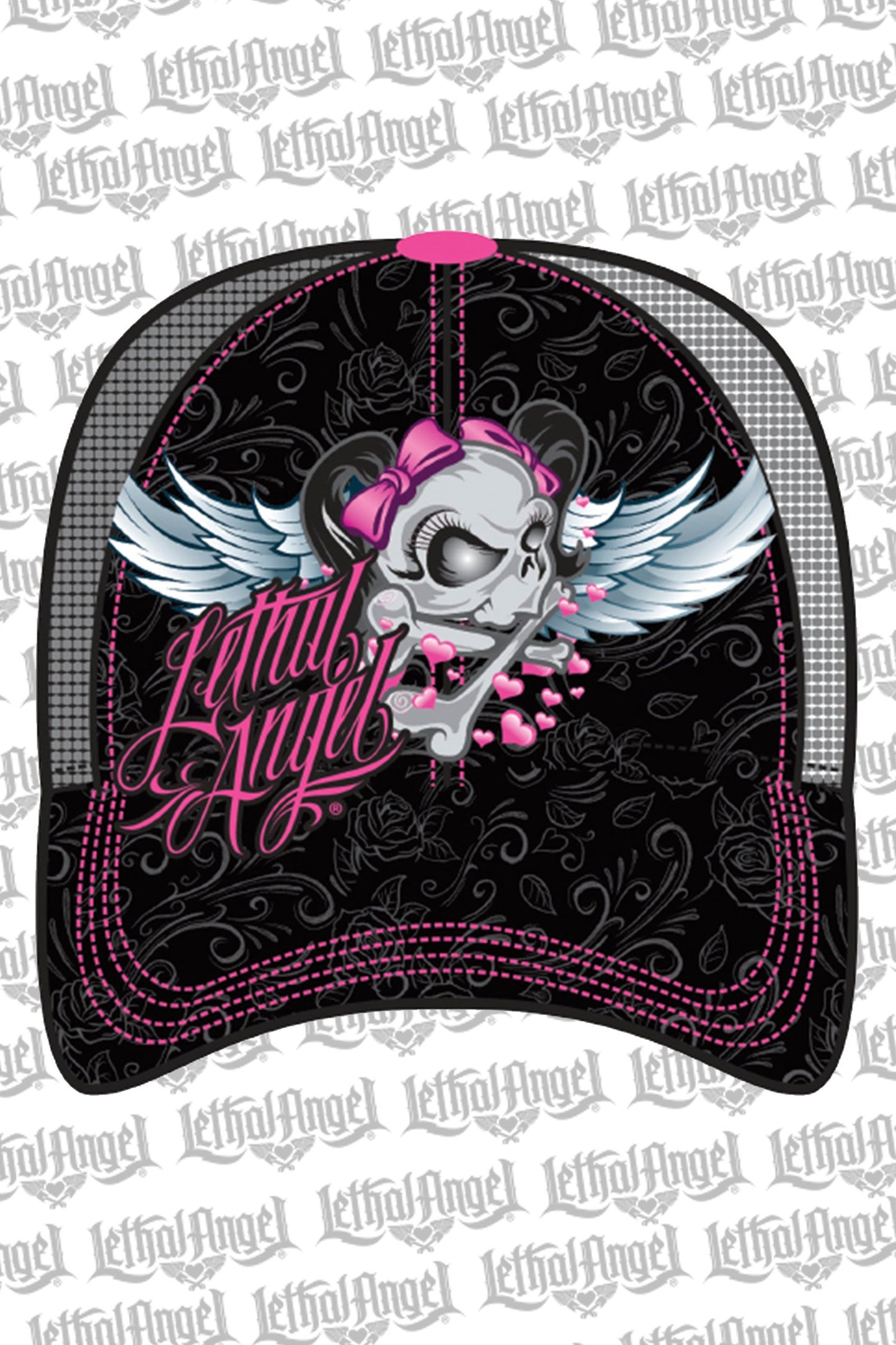Girl Skull Trucker Hat