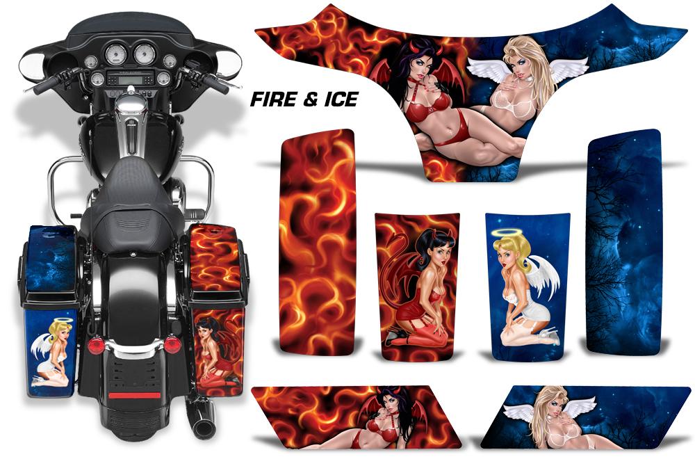 Fire & Ice Road Bike Graphics