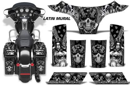 Latin Mural Road Bike Graphics