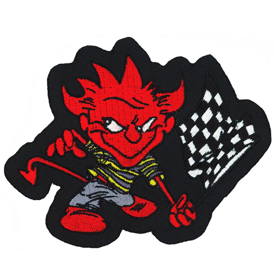 Devil with Flag Patch
