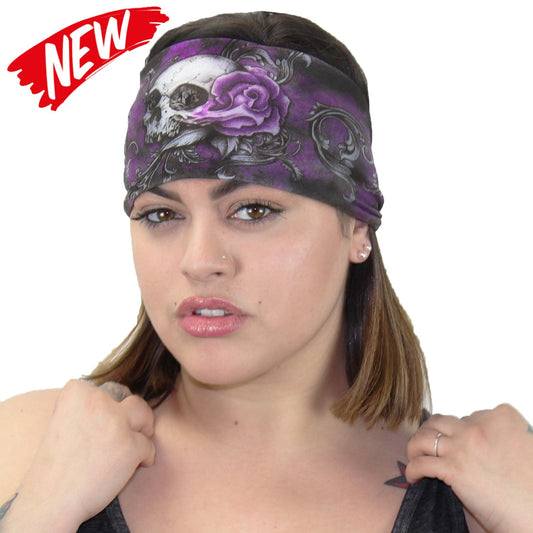 Floral Skull Headband
