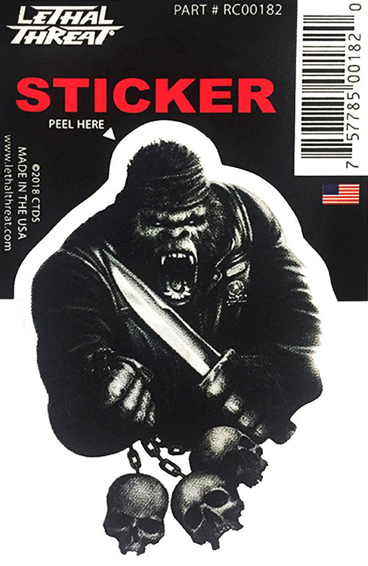Rude & Crude Decal: Gorilla Skulls